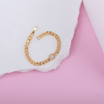 Gold Plated CZ Bracelet for Women