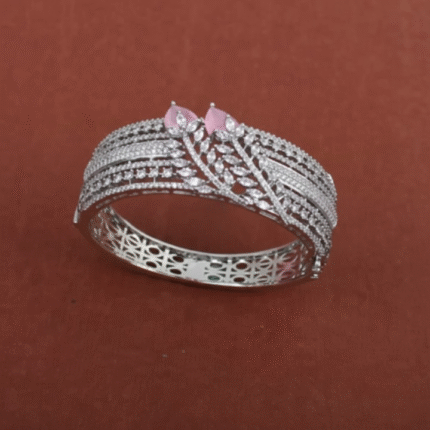 Rhodium Plated CZ Bracelet for Women