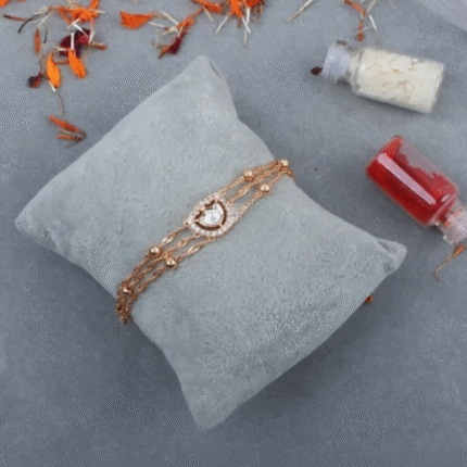 Gold Plated Kundan Bracelet