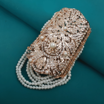 Gold Plated Jadau Embellished Bracelet